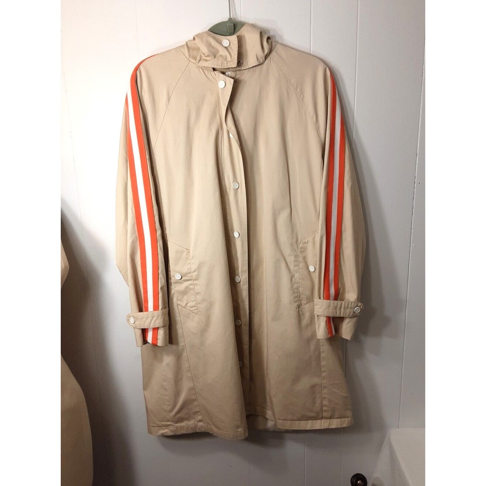Hunter For Target Womens Large khaki trench coat rain snap zip